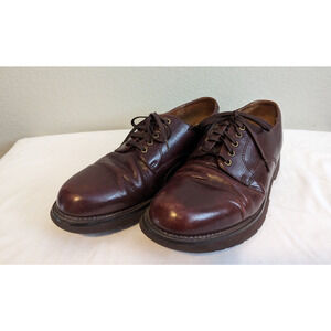Rockport Shoes Mens 10 M Oxford Dress M5641 Brown Leather Lace Up Waterproof